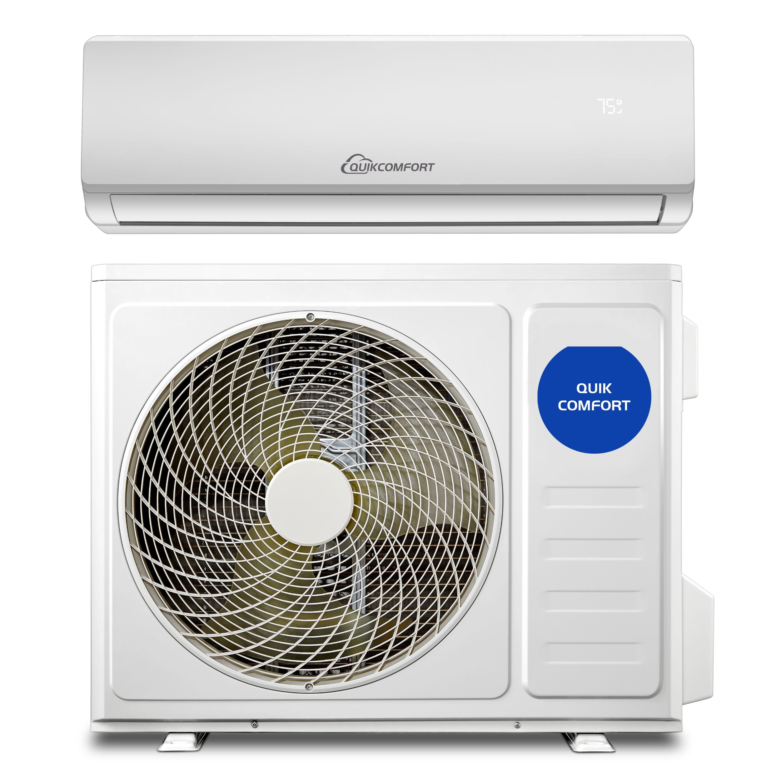 12,000 BTU 115-Volt Mini Split System with Heat Pump, 19 SEER2 ...