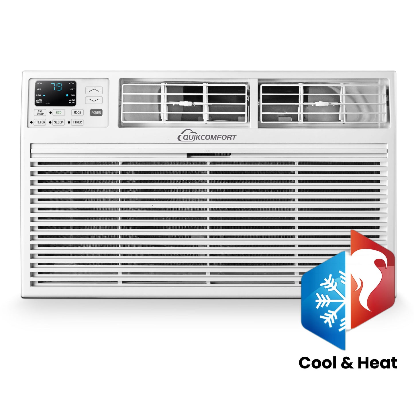 8,000 BTU 115-Volt Thru-the-wall Air Conditioner with Heater