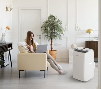 14,000 BTU/10,200 SACC Portable Air Conditioner w/ Heat Pump