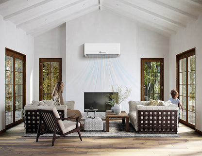 9,000 BTU 230/208-Volt Mini Split System with Heat Pump, 19 SEER2